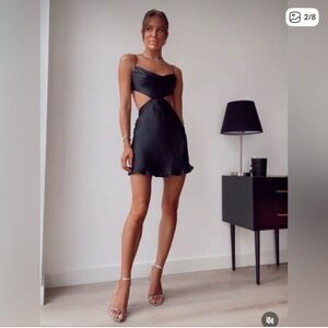 Zara Black Backless Dress